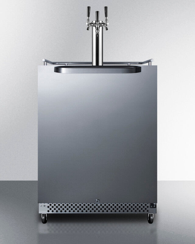 24" Wide Built-in Outdoor Kegerator - (SBC696OSTRIPLE)