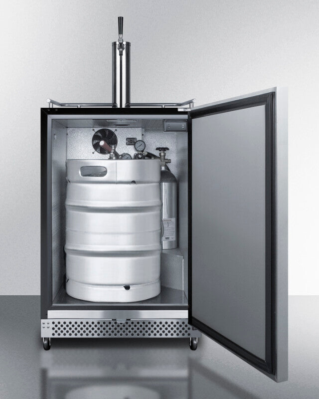 24" Wide Built-in Outdoor Wine Kegerator - (SBC696OSWKD)