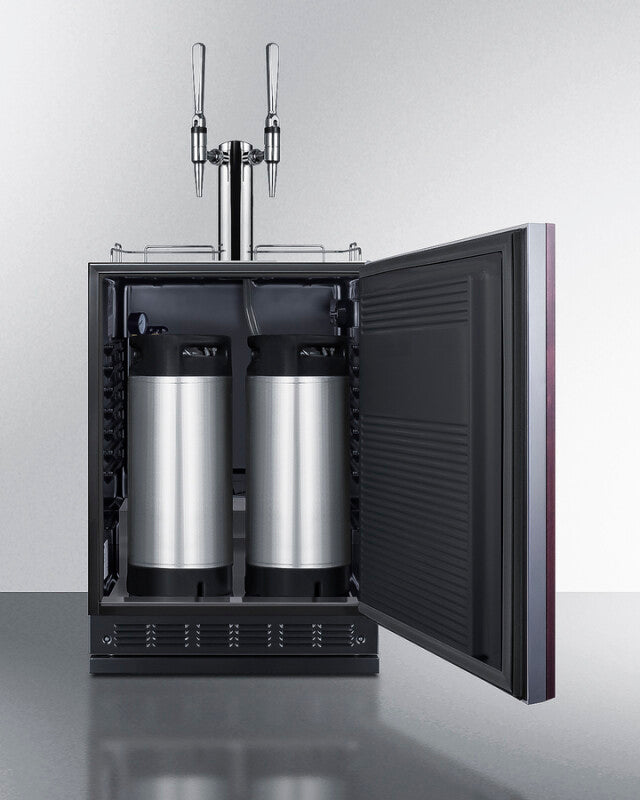 24" Wide Nitro Coffee Kegerator (Panel Not Included) - (SBC7BRSIFNCF2)