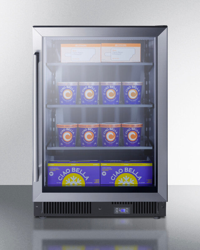 24" Wide Commercial Display Freezer - (SCF475)