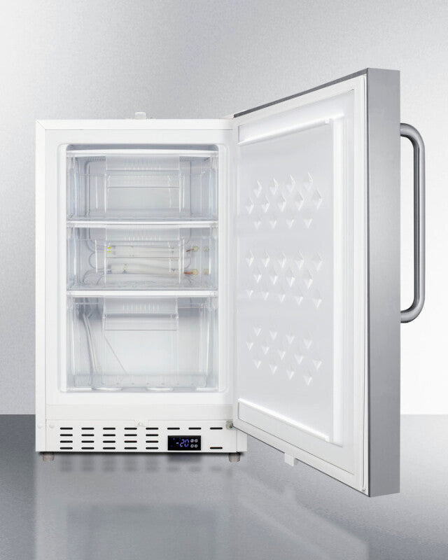 20" Wide Built-in Commercial All-freezer, ADA Compliant - (SCF505SSTBADA)