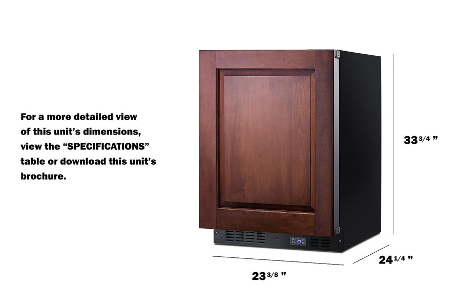 24" Wide Built-in All-freezer With Icemaker (panel Not Included) - (SCFF53BIFIM)