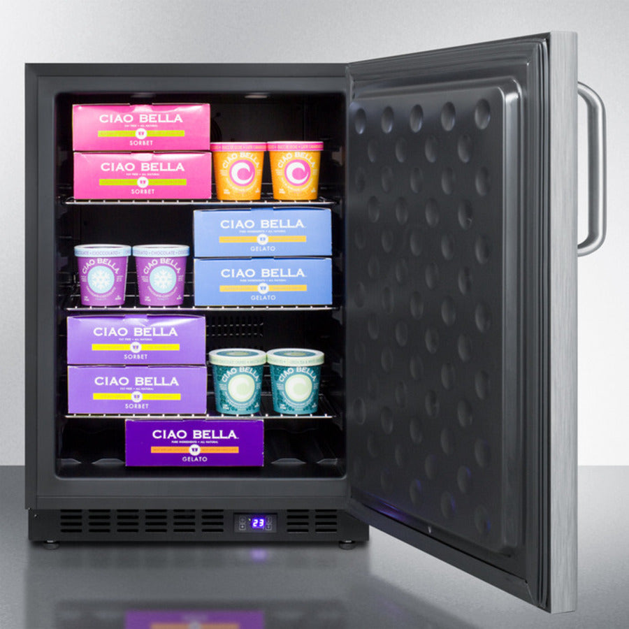 24" Wide Built-in All-freezer - (SCFF53BXCSSTB)