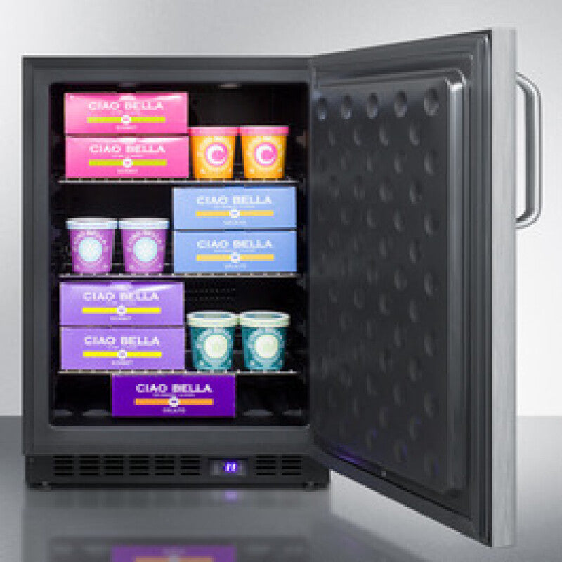 24" Wide Built-in All-freezer - (SCFF53BXCSSTB)