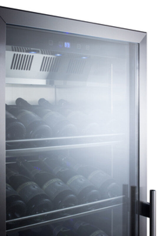 24" Wide Single Zone Commercial Wine Cellar - (SCR1401LHCH)