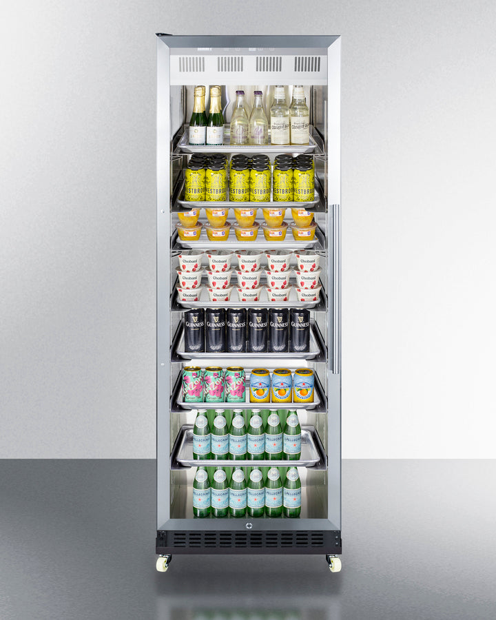 24" Wide Mini Reach-in Beverage Center With Dolly - (SCR1401LHRI)