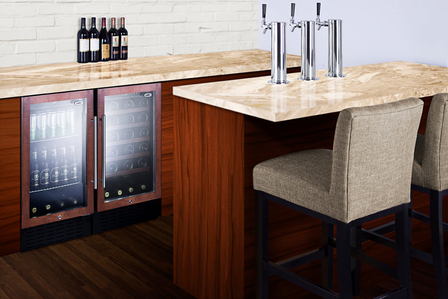 18" Wide Built-in Beverage Center (panel Not Included) - (SCR1841BPNR)