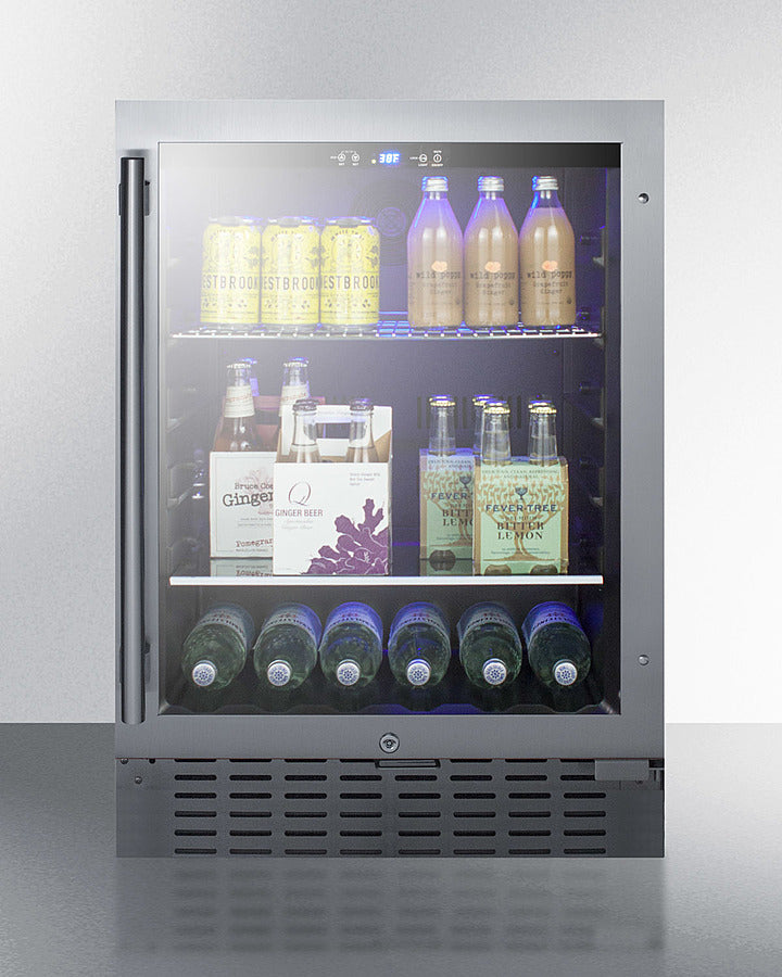 24" Wide Built-in Beverage Cooler - (SCR2466B)