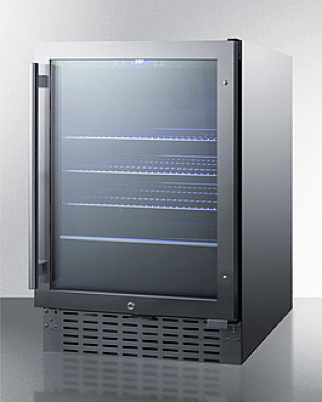 24" Wide Built-in Beverage Cooler - (SCR2466BCSS)