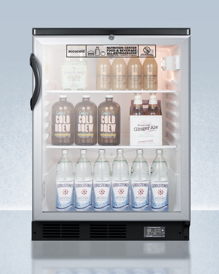 24" Wide All-refrigerator - (SCR600BGLNZ)