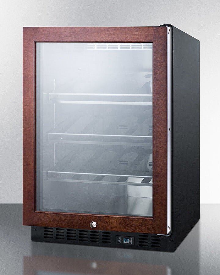 24" Wide Single Zone Built-in Commercial Wine Cellar - (SCR610BLCHPNR)