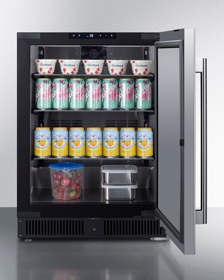 24" Wide Built-in Beverage Center - (SCR610BLSD)
