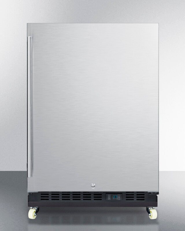 24" Wide Built-in Mini Reach-in Beverage Center With Dolly - (SCR610BLSDRI)