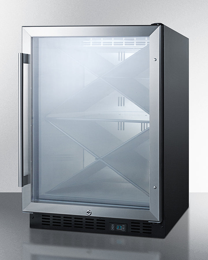 24" Wide Single Zone Built-in Commercial Wine Cellar - (SCR610BLX)