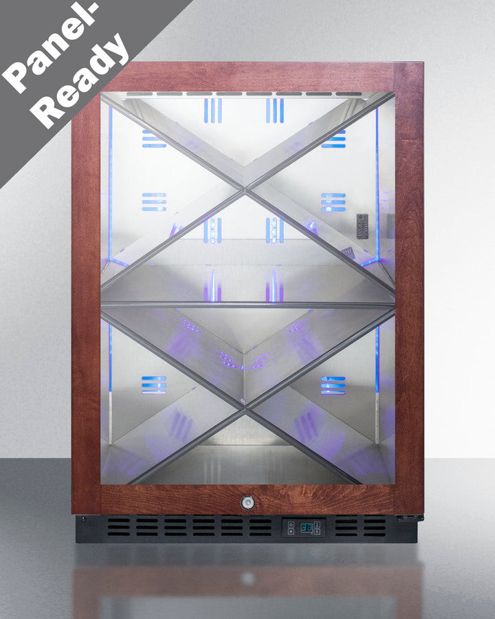 24" Wide Single Zone Built-in Commercial Wine Cellar - (SCR610BLXPNR)