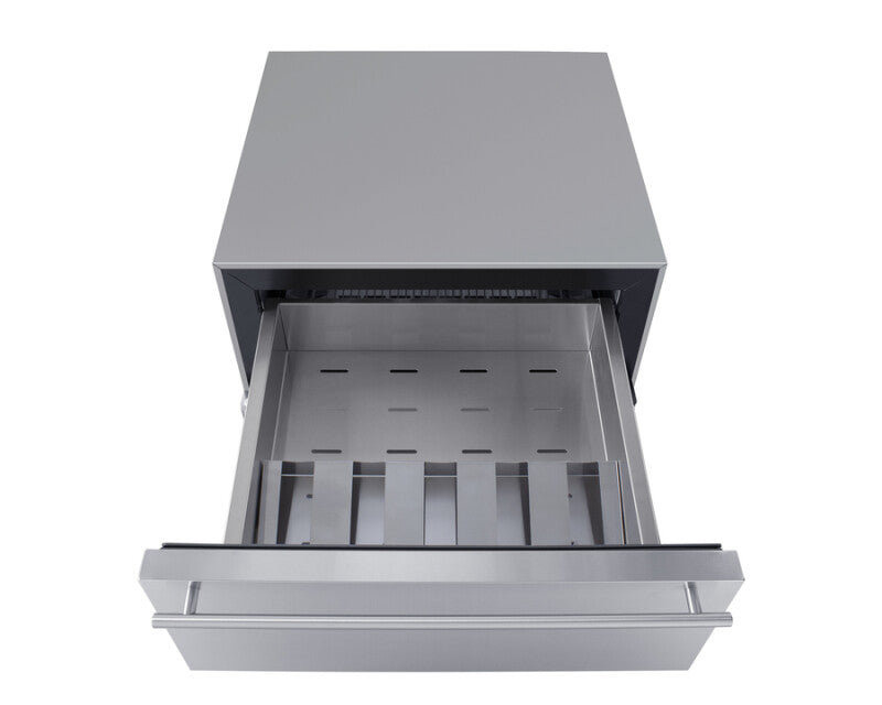 24" Wide Built-in Commercial Beverage Refrigerator With Top Drawer - (SCR615TDCSS)