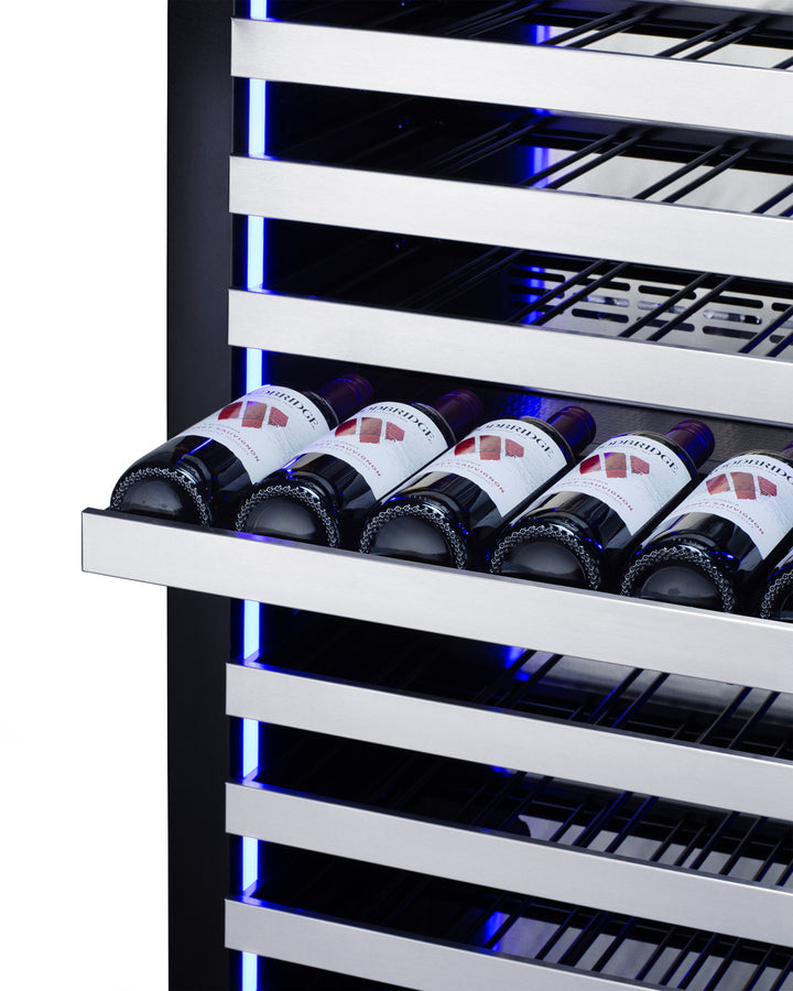23" 98-Bottle Wine and Beverage Cooler with Glass Door and Panel - (SDHWC98PNR)