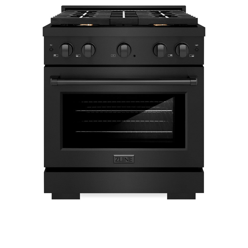 30 in. 4.2 cu. ft. Paramount Dual Fuel Range with Gas Cooktop and Electric Convection Oven - (SDRBBR30) -