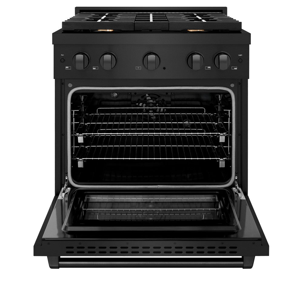 30 in. 4.2 cu. ft. Paramount Dual Fuel Range with Gas Cooktop and Electric Convection Oven - (SDRBBR30) -
