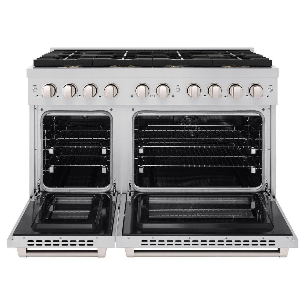 48 in. 6.7 cu. ft. Paramount Double Oven Dual Fuel Range - (SDRBR48) -