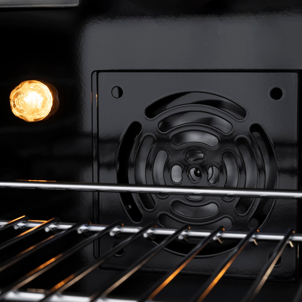 30 in. 4.2 cu. ft. Paramount Dual Fuel Range with 4 Burner Gas Cooktop and Electric Convection Oven - (SDRS30) -