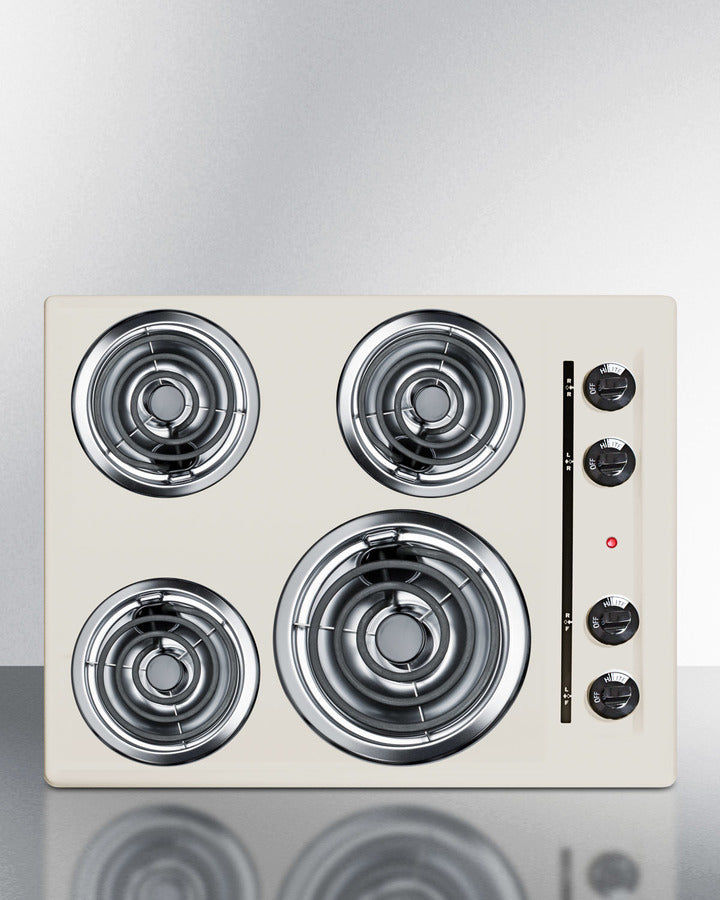 24" Wide 4-burner Coil Cooktop - (SEL03)