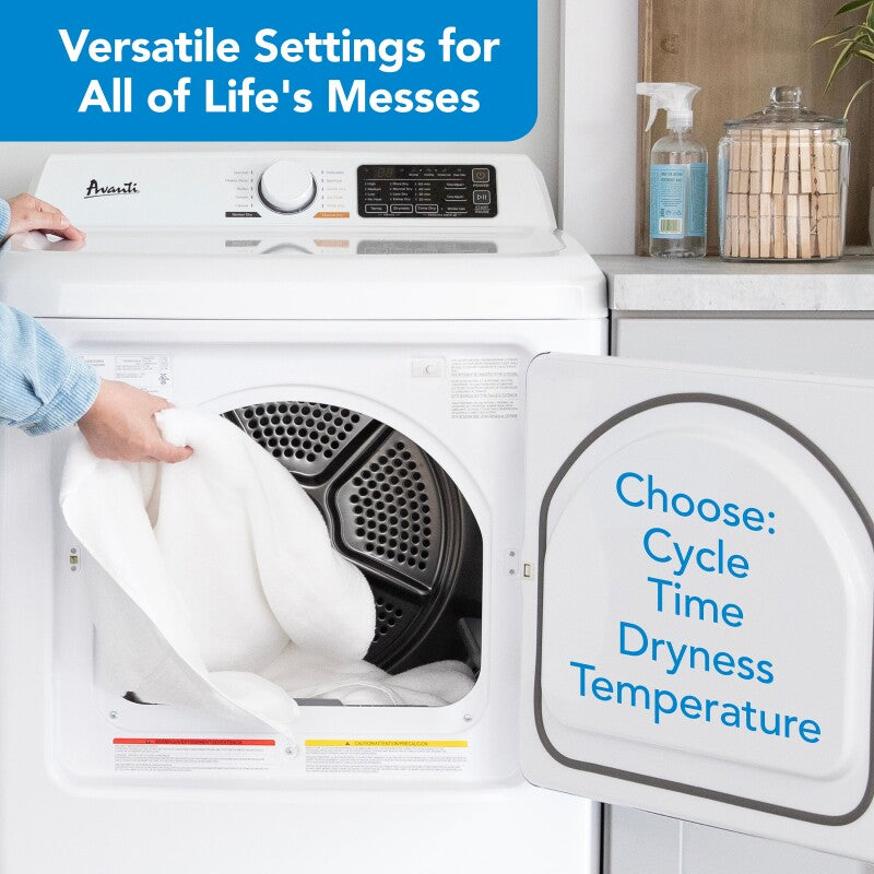 6.7 cu. ft. Front Load Natural Gas Dryer - (SGD67D0WG) - AVANTI