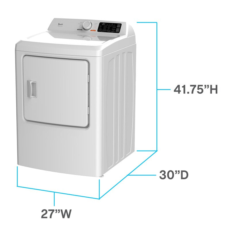 6.7 cu. ft. Front Load Natural Gas Dryer - (SGD67D0WG) - AVANTI
