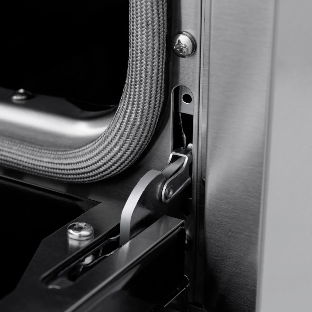 AutographEdition 48 in. 6.7 cu. ft. 8 Burner Double Oven Gas Range in DuraSnow Stainless Steel and Champagne Bronze Accents - (SGRSZ48CB) -