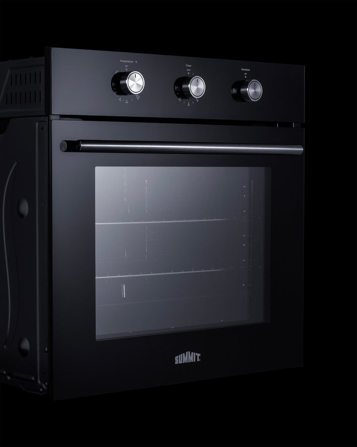 24" Wide Gas Wall Oven - (SGW241BK)