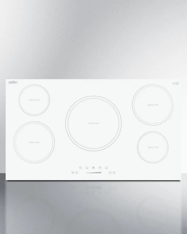 36" Wide 208-240v 5-zone Induction Cooktop - (SINC5B36W)
