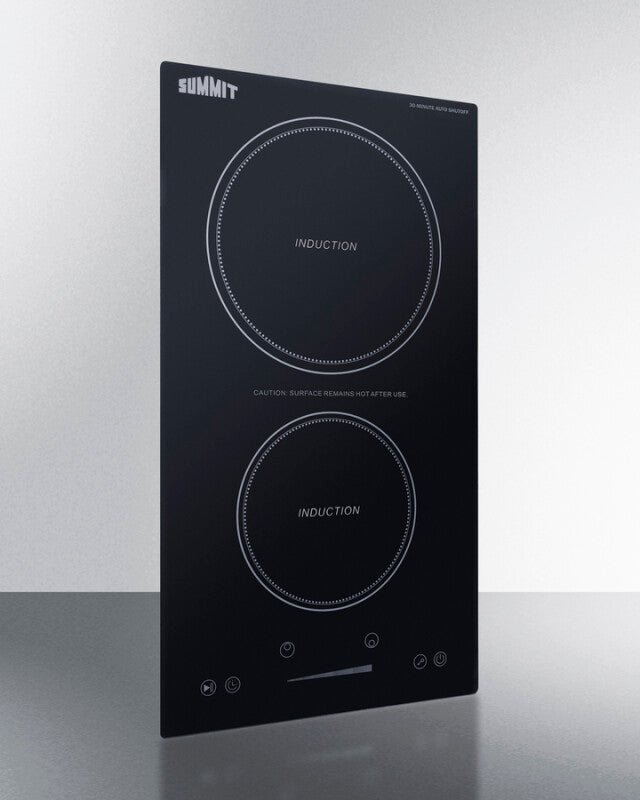 12" Wide 115V 2-Zone Induction Cooktop With Safety Shutoff - (SINCH115V2B)