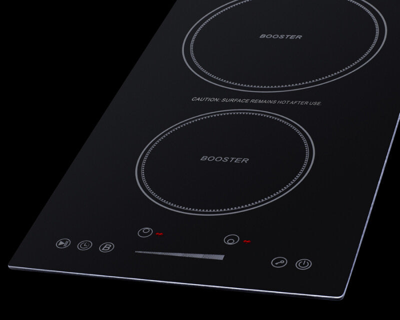 12" Wide 208-240V 2-Zone Induction Cooktop Induction Cooktop With Safety Shutoff - (SINCH230V2B)