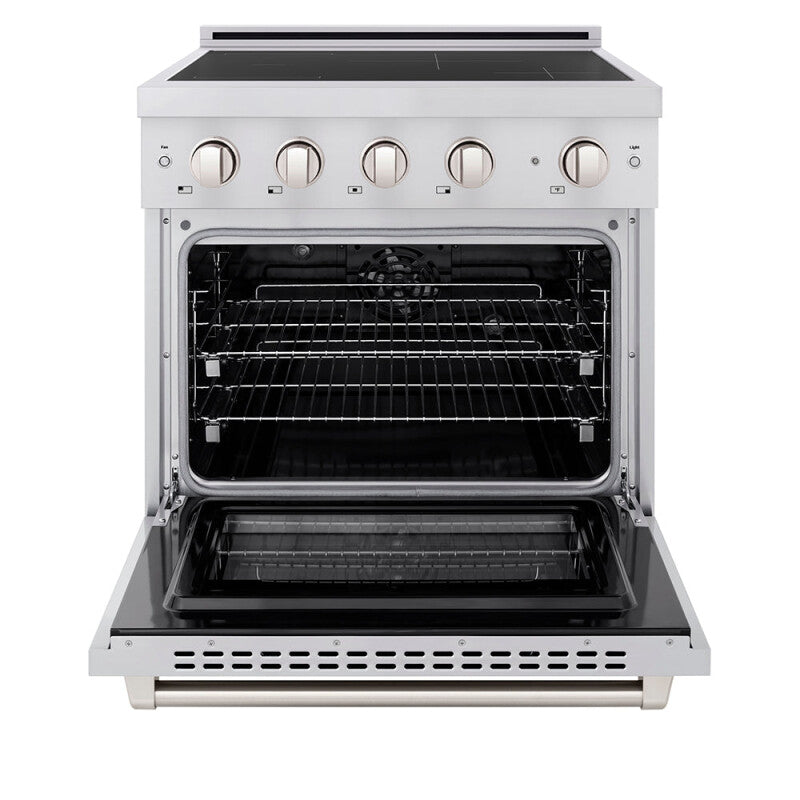 30 in. 4.2 cu. ft. Paramount Induction Range with 4 Element Cooktop and Electric Convection Oven - (SINR30) -