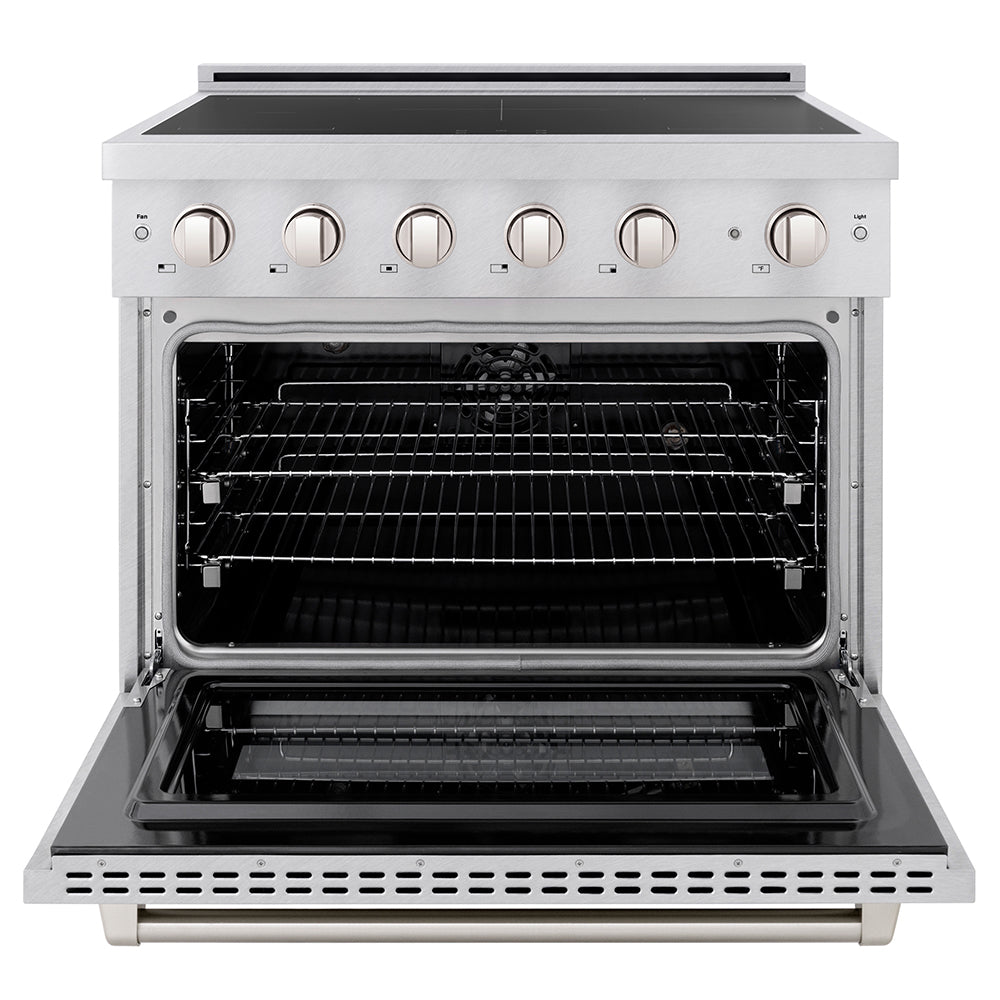 36 in. 5.2 cu. ft. Paramount Induction Range with 5 Element Cooktop and Electric Convection Oven - (SINRS36) -