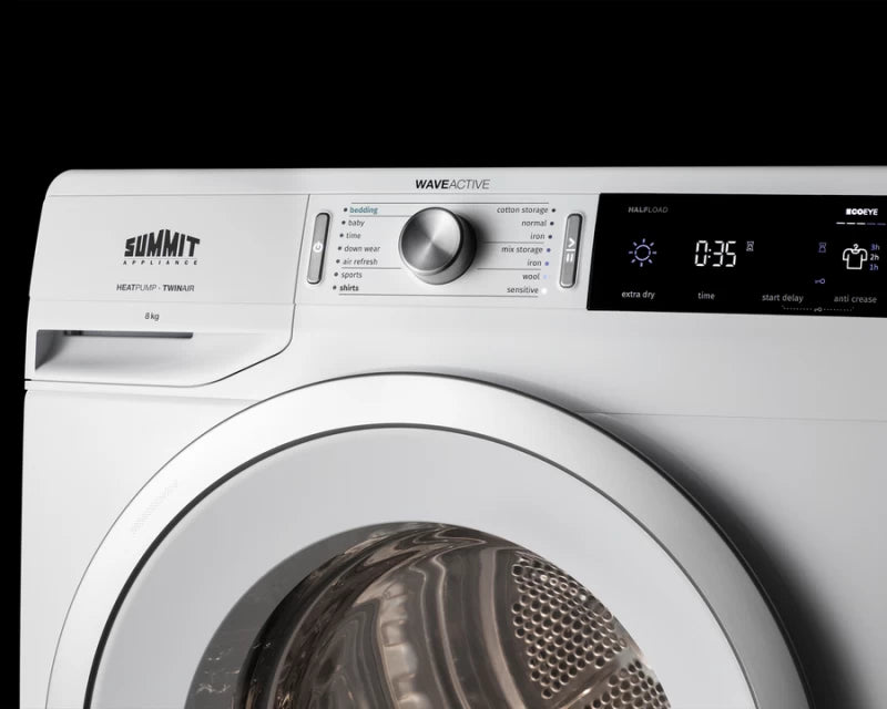 24" Wide 208-240v Heat Pump Dryer - (SLD242W) - SUMMIT