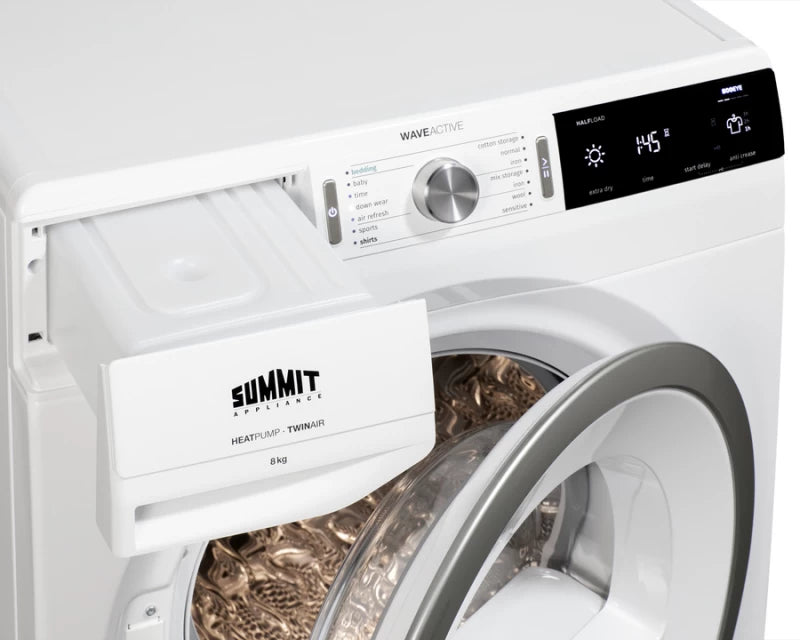 24" Wide 208-240v Heat Pump Dryer - (SLD242W) - SUMMIT