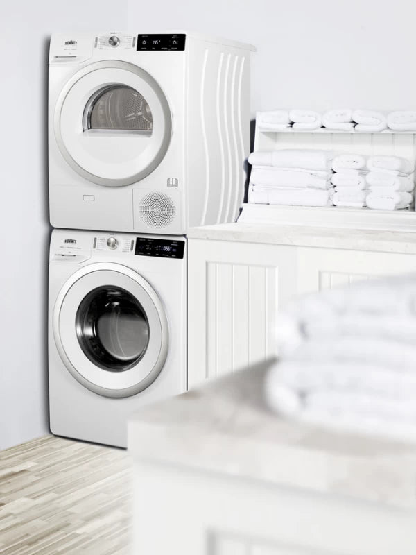 24" Wide 208-240v Heat Pump Dryer - (SLD242W) - SUMMIT