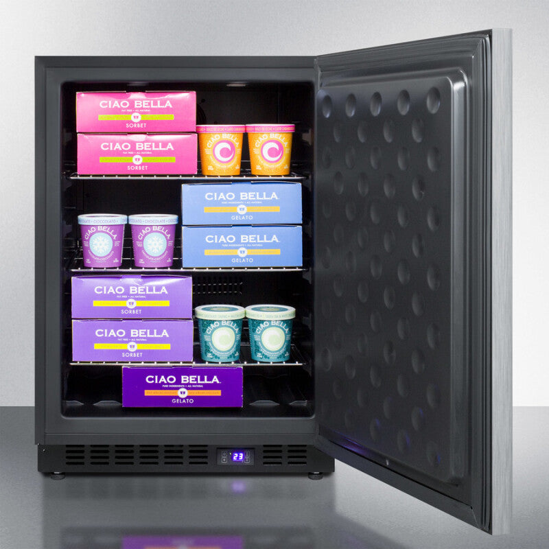 24" Wide Outdoor All-freezer - (SPFF51OSCSSHH)