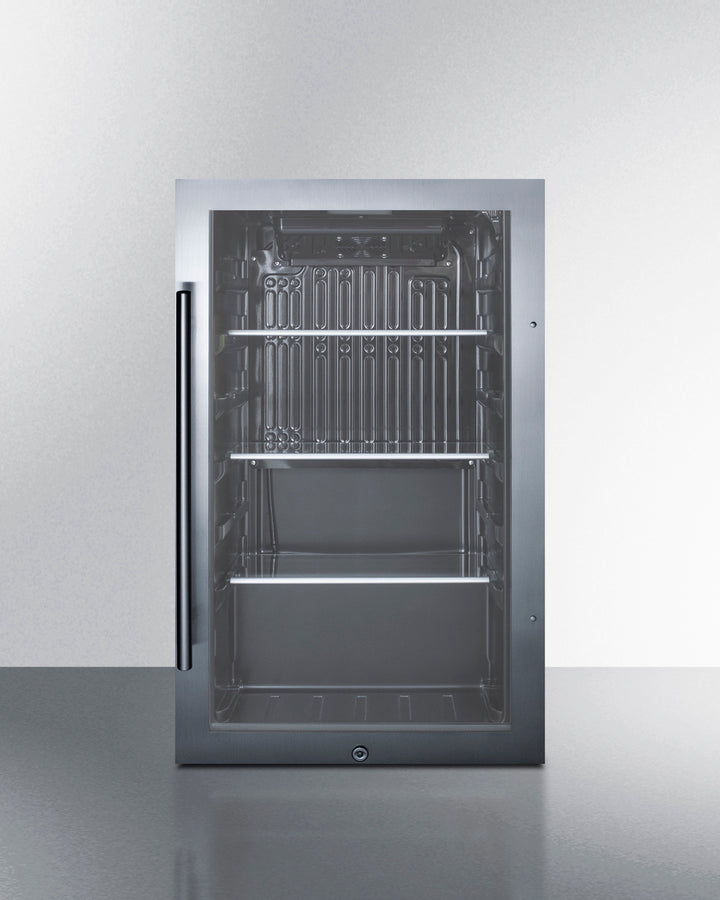 Shallow Depth Indoor/outdoor Beverage Cooler, ADA Compliant - (SPR488BOSADA)