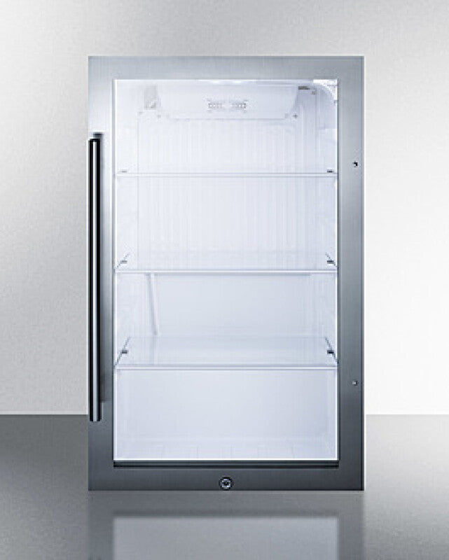 Shallow Depth Indoor/outdoor Beverage Cooler - (SPR489OSCSS)