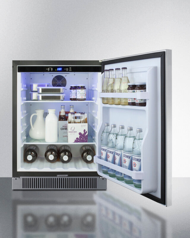 24" Wide Built-in Outdoor All-refrigerator - (SPR623OSCSS)