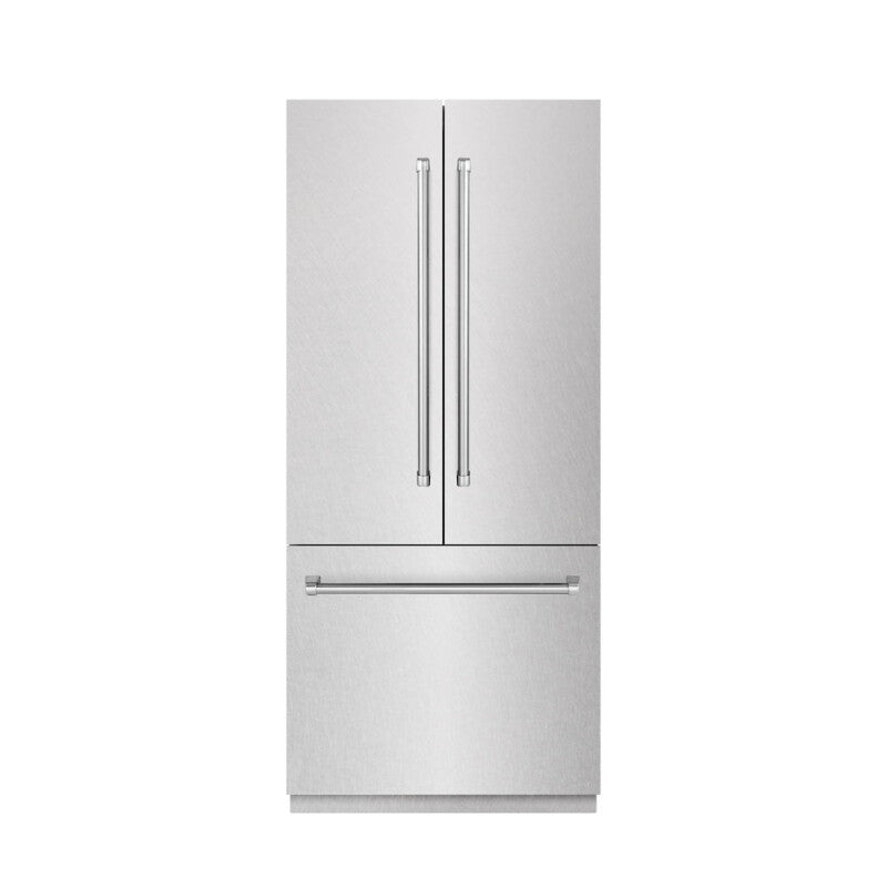 36 in. 19.6 cu. ft. French Door Built-In Bottom Freezer Refrigerator with Water Dispenser and Ice Maker - (SRBIVSN36) -
