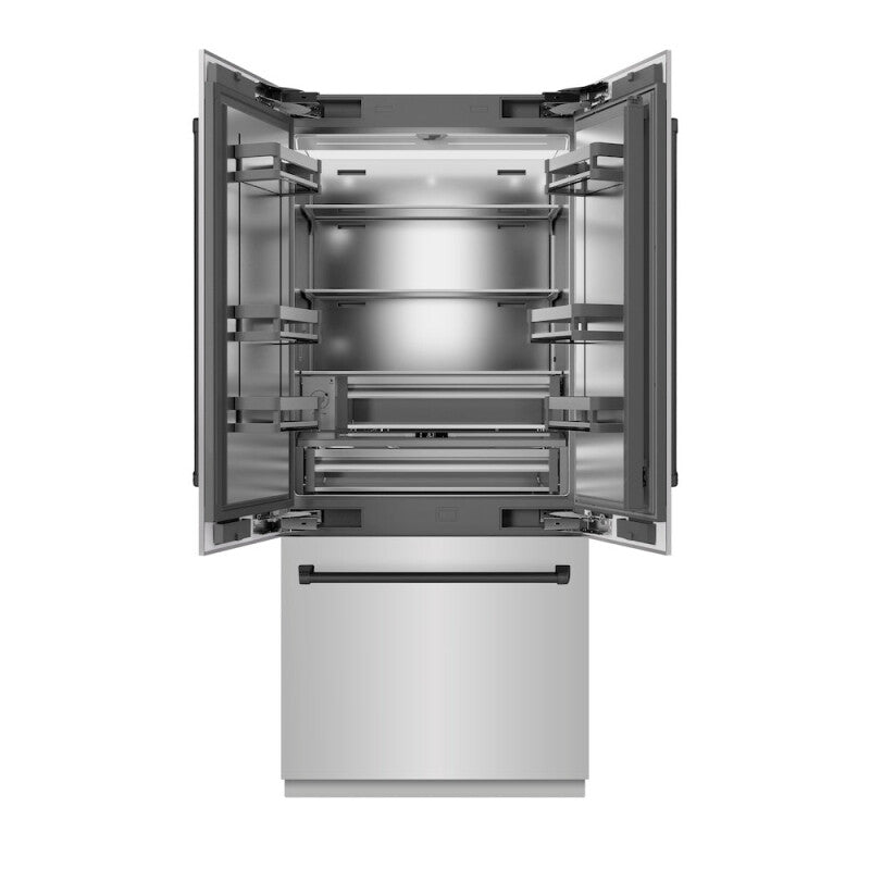 Autograph Edition 36 in. 19.6 cu. ft. French Door Built-In Bottom Freezer Refrigerator with Water Dispenser and Ice Maker - (SRBIVZ30436MB) -