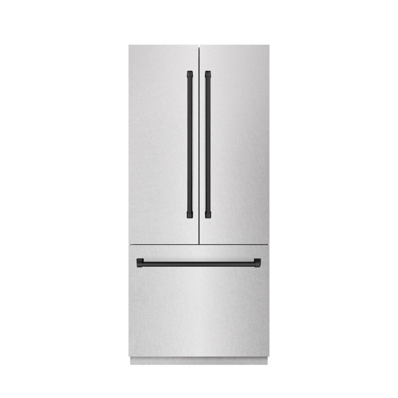 Autograph Edition 36 in. 19.6 cu. ft. French Door Built-In Bottom Freezer Refrigerator with Water Dispenser and Ice Maker - (SRBIVZSN36MB) -