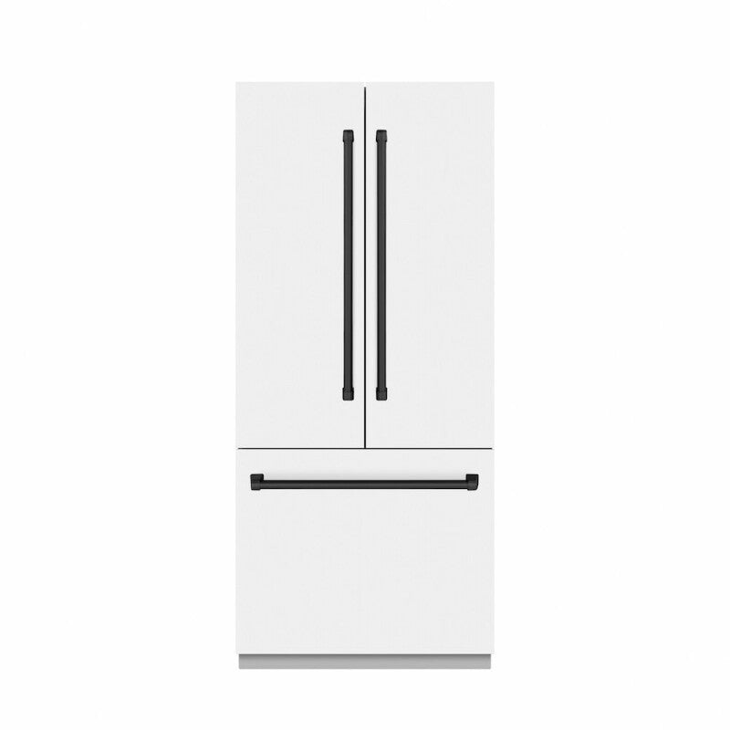 Autograph Edition 36 in. 19.6 cu. ft. French Door Built-In Bottom Freezer Refrigerator with Water Dispenser and Ice Maker - (SRBIVZWM36MB) -