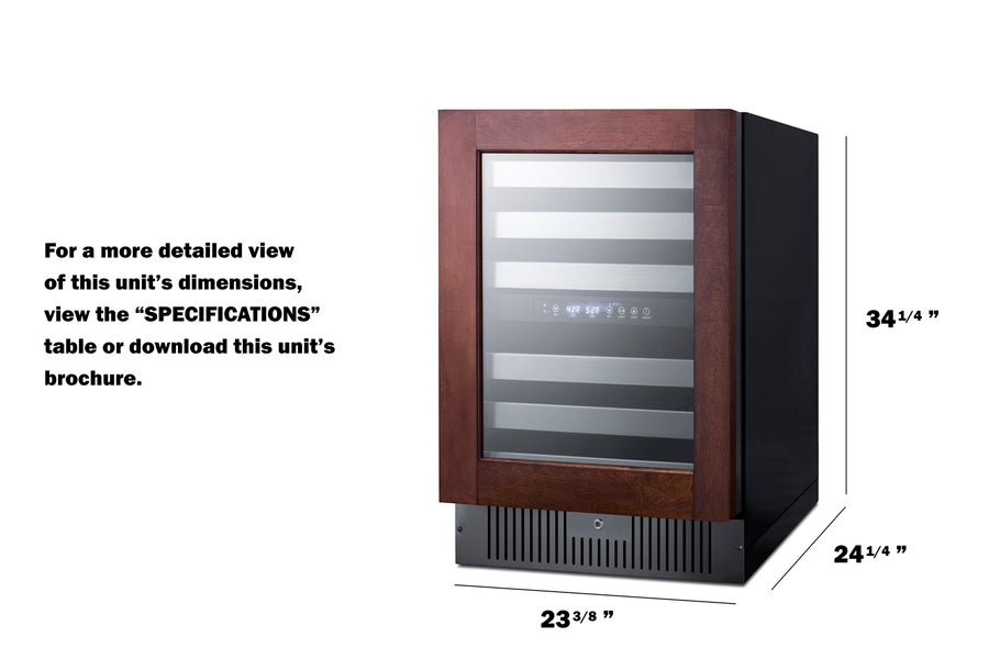 24" Dual Zone Wine Cellar - (SWC532BLBISTPNRLHD)