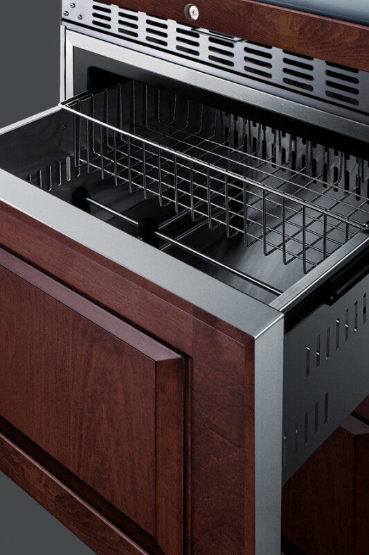 24" Wide Combination Dual-zone Wine Cellar and 2-drawer All-refrigerator (panels Not Included) - (SWCDAR24PNR)