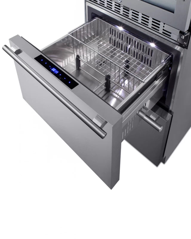 24" Wide Combination Dual-zone Wine Cellar and 2-drawer Refrigerator-freezer - (SWCDRF24)