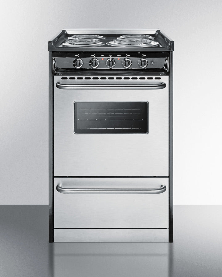 20" Wide Electric Coil Range - (TEM110BRWY)